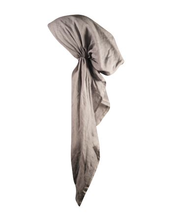 Revaz HS504E Grey Heathered Adjustable Pre-Tied Bandanna with Velvet Grip myselflingerie.com